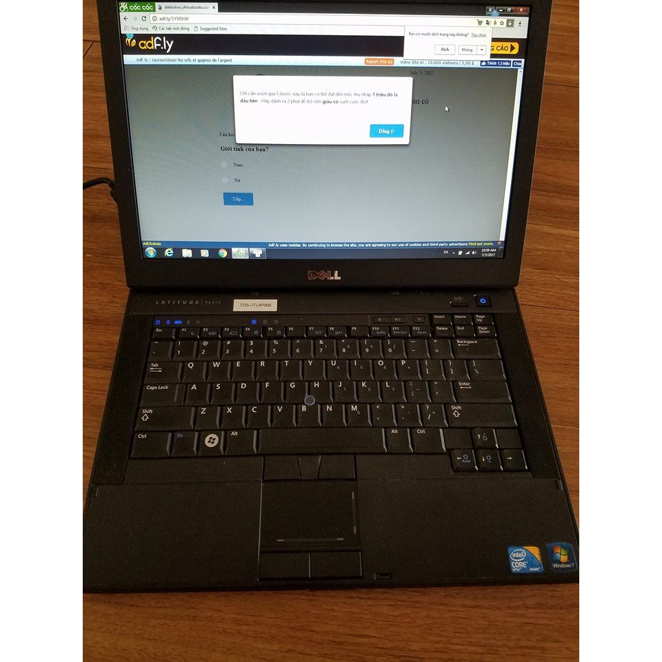Laptop Dell latitute E6410 corre i7 Ram 4gb
