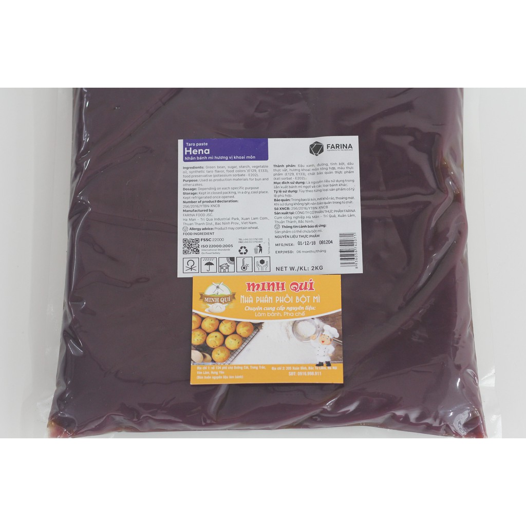 Nhân khoai môn Farina 2kg