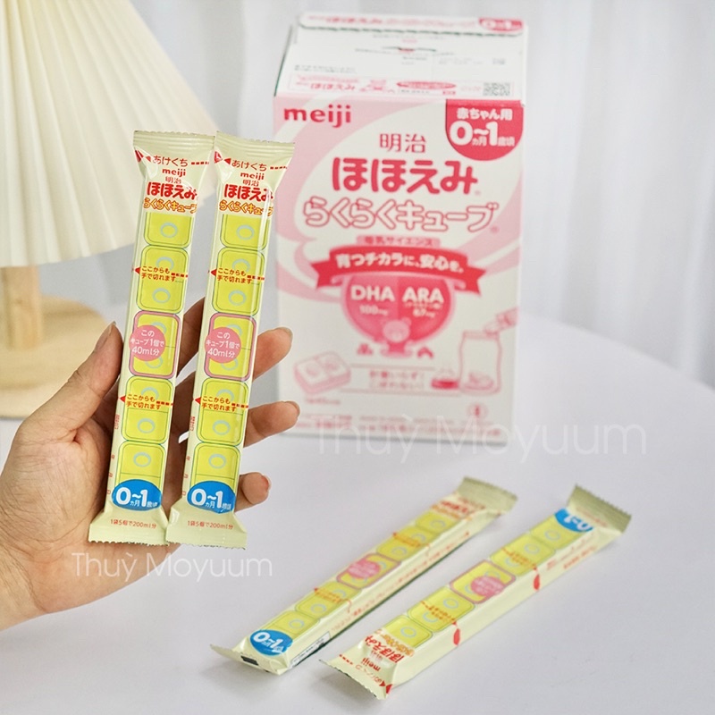 Sữa Meiji Dạng Thanh Nhật cho bé từ 0-1 tuổi, sữa Meji thanh số 0 TÁCH LẺ