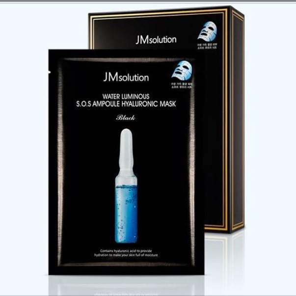 Combo 10 Mặt Nạ Siêu Cấp Ẩm Jmsolution S.O.S Ampoule Hyaluronic Mask Plus 30ml x 10