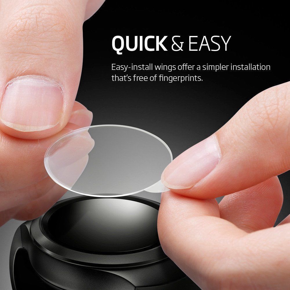 Set 2 kính cường lực bảo vệ mặt đồng hồ thông minh dành cho Samsung Gear S2 Classic/ S3/ Gear Sport