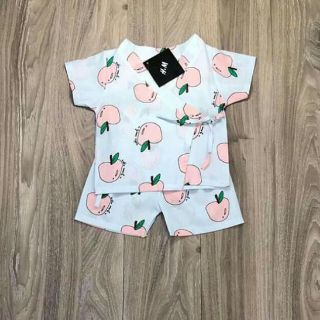 Bộ yukata cho bé( chất thô hàn)
