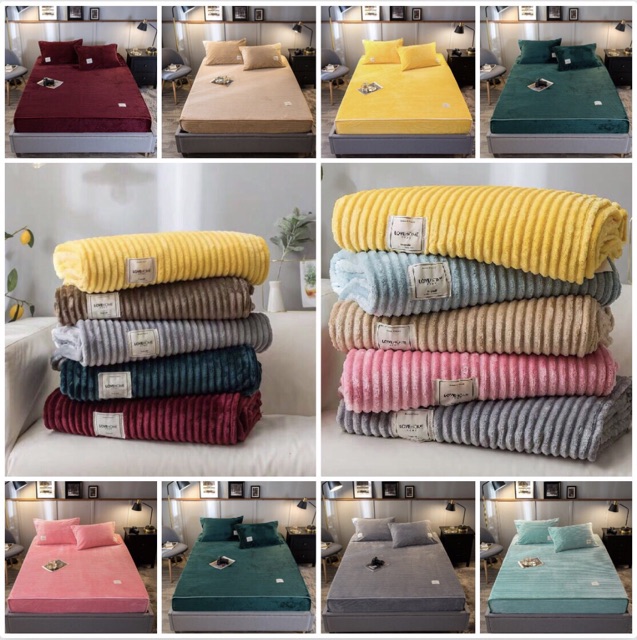 Sét 4 món toàn bộ là nỉ nhung tăm loại1 dày đẹp