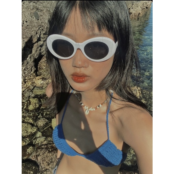 Áo bikini 2 dây đan móc Splassshy the waffle