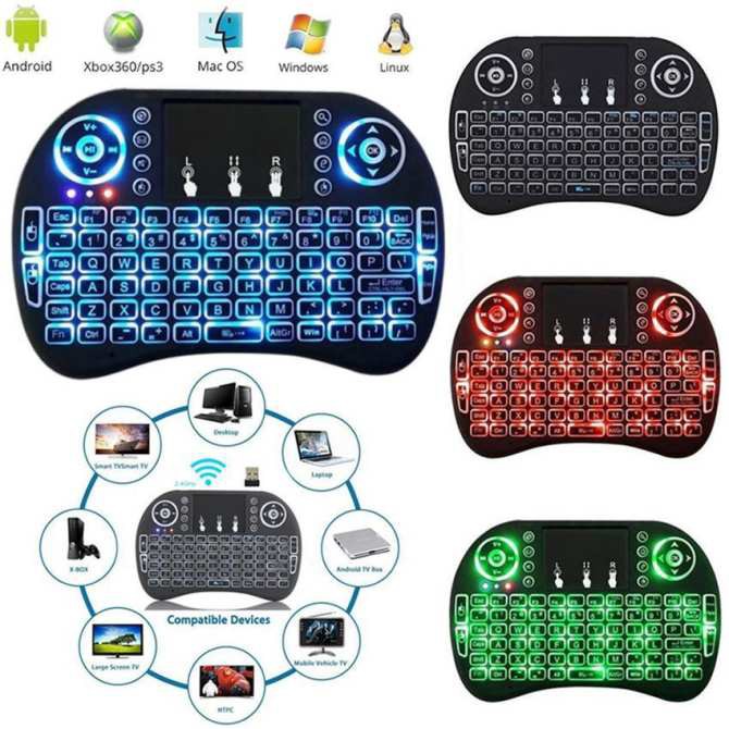 Bàn phím kiêm chuột bay  Có đèn Led