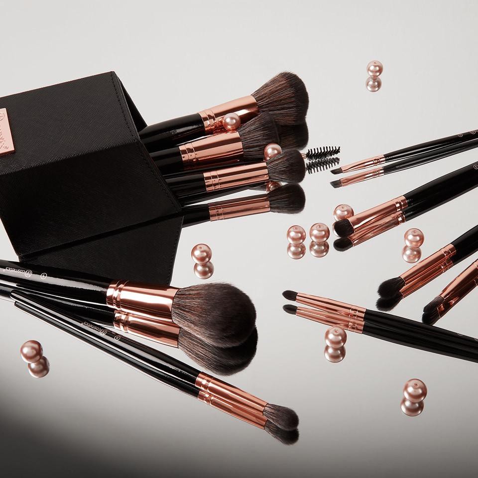 Set cọ BH Cosmetics Signature Rose Gold 13 cây