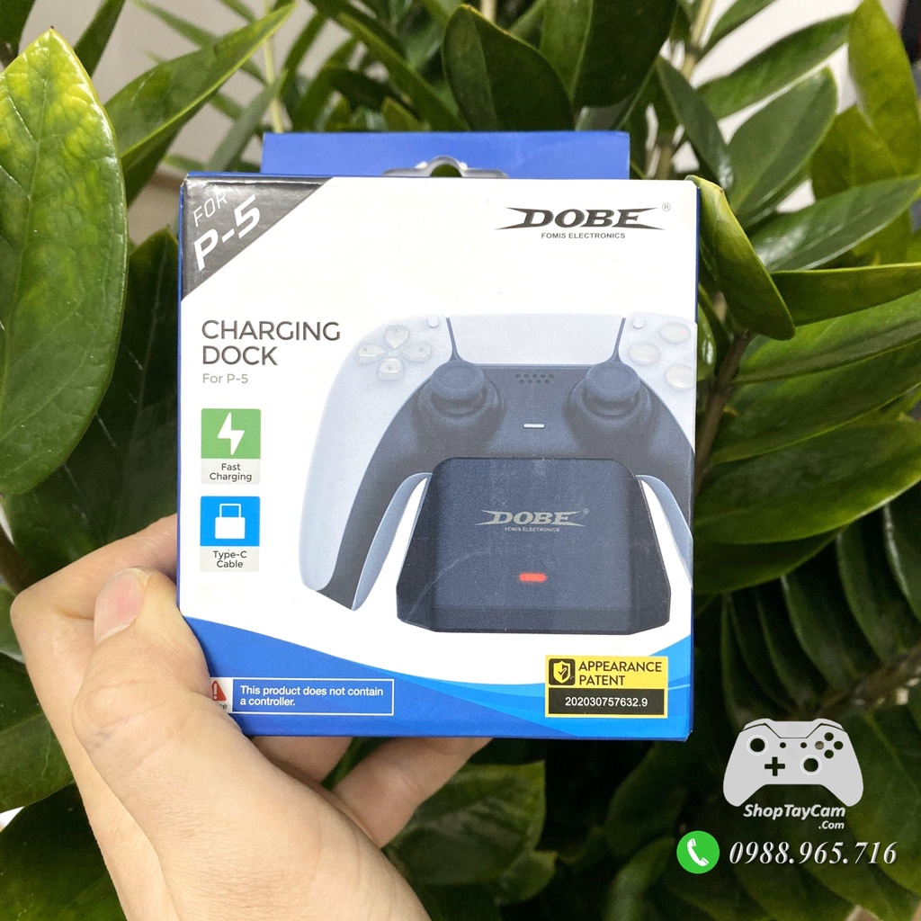 Dock Sạc Tay Cầm PS5 Sony DualSense 5, Đế Sạc Tay Cầm PS5 Chính Hãng DOBE | Dock Sạc Đơn Và Sạc Đôi Tay Cầm PS5 DOBE