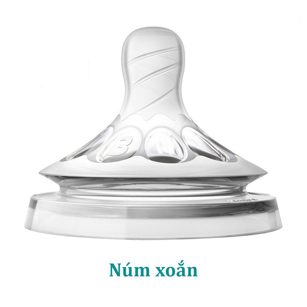 Núm ti Philips Avent Natural cổ rộng đủ số lakids