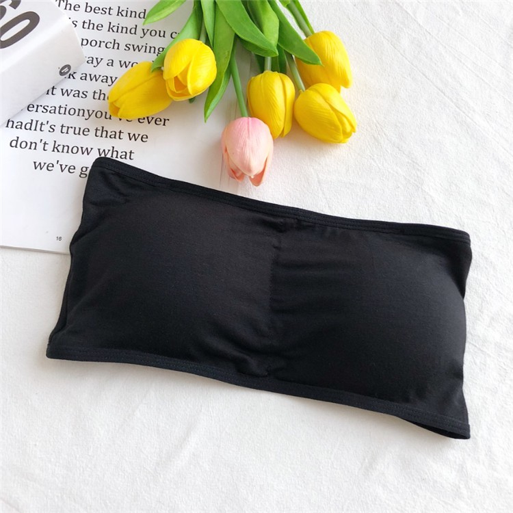 Áo lót ngắn dạng ống quây ngực có đệm lót có thể tháo rời