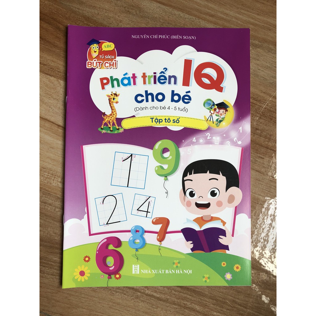 Sách - Phát Triển IQ Cho Bé 4 đến 5 tuổi (Combo 8 quyển)