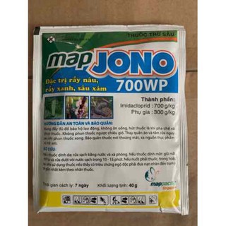 Map jono 700wp trừ . bọ trĩ, rầy nâu cho cây trồng- 40g
