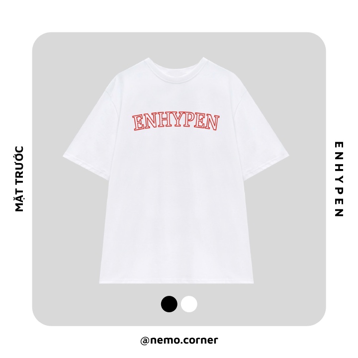 Áo Thun Unisex in hình ENHYPEN Basic