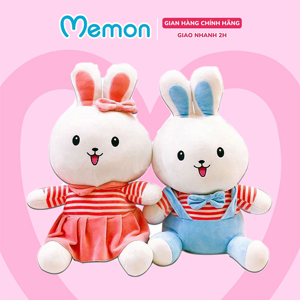Gấu Bông Thỏ Đôi, Shop Memon Cao Cấp.