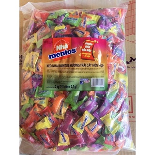 Gói 2kg kẹo mentos hương trái cây hỗn hợp