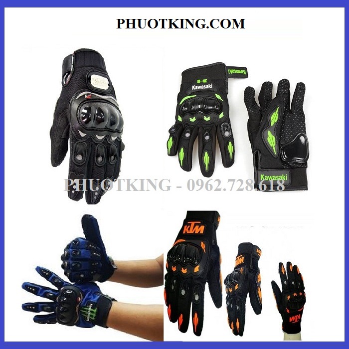 Găng tay dài ngón có gù, Probiker, KTM, Kawasaki , Monster