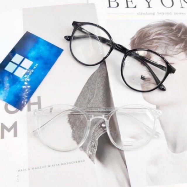 GỌNG kính ngố thời trang unisex gọng tròn