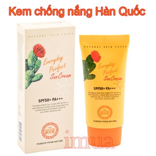 Kem chống nắng everyday perfect sun cream SPF 50+ PA+++ The Nature Book