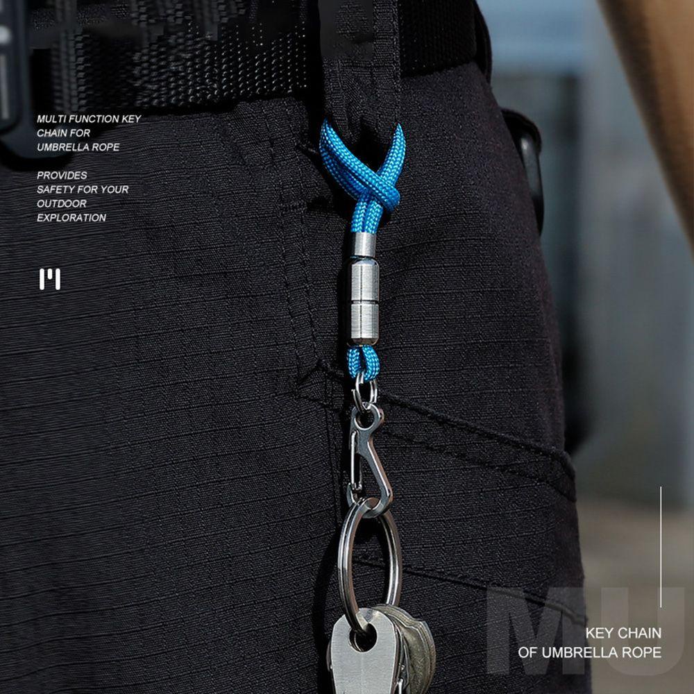 Set 2 Móc Chìa Khóa Có Dây Đeo Chống Thất Lạc Đa Năng Tiện Dụng