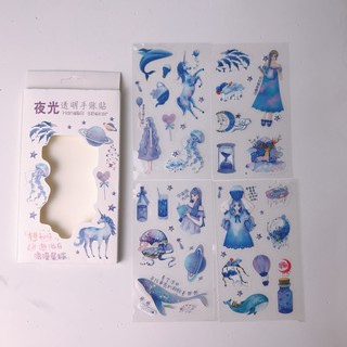 ⚡️BỘ 6 MIẾNG STICKER DÁN SỔ, ĐIỆN THOẠI CUTE⚡️