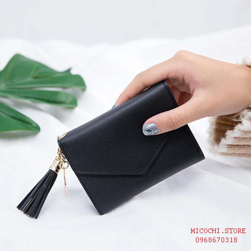 Ví Nữ Mini Cầm Tay ❤️FREESHIP❤️ Đẹp tua rua trái tim nhiều ngăn tiện lợi hàng loại 1 xuất khẩu có video và ảnh thật | BigBuy360 - bigbuy360.vn