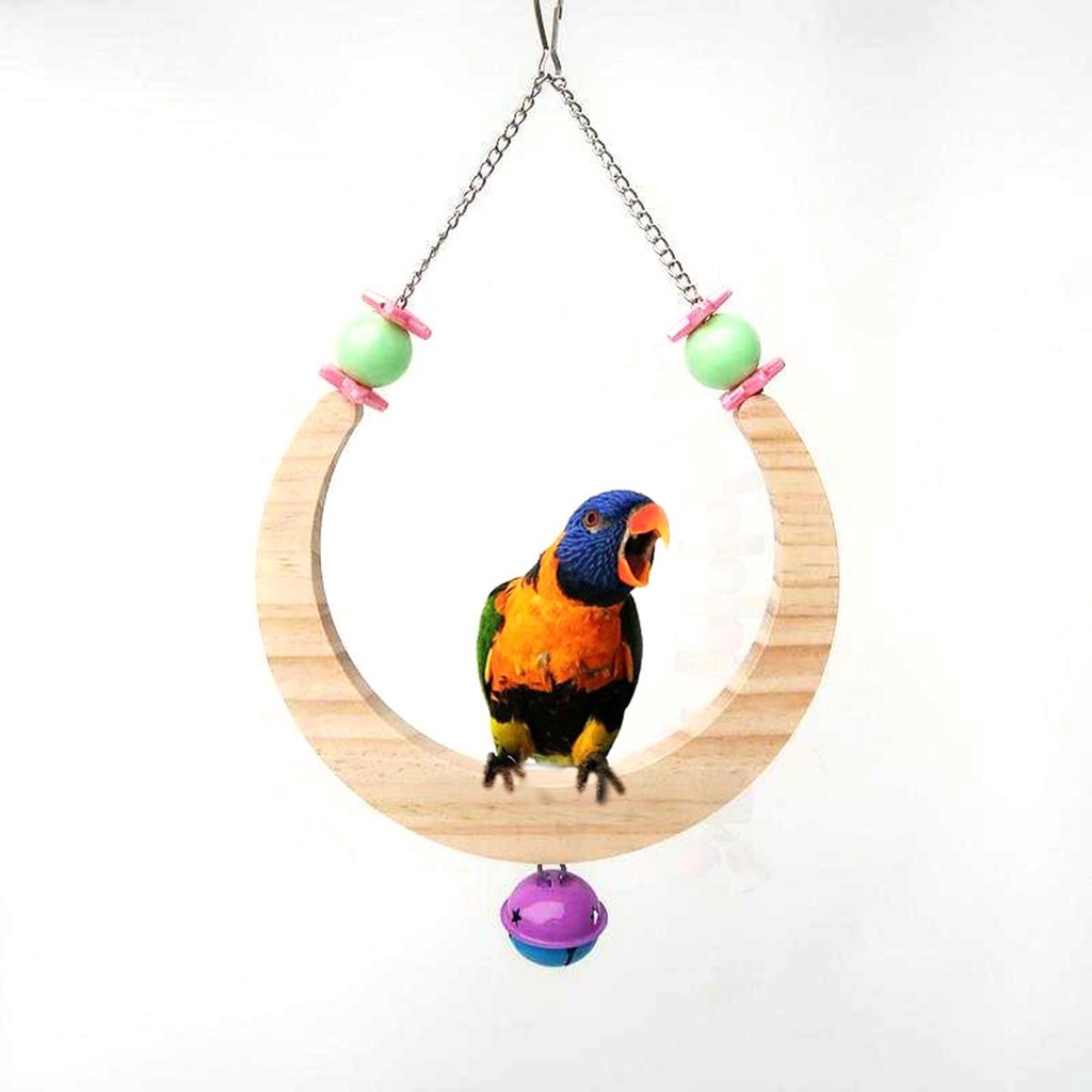 DANILO Giá Đỡ Đứng Bằng Gỗ Hình Mặt Trăng / Chim Độc Đáo Trang Trí Nhà Cửa