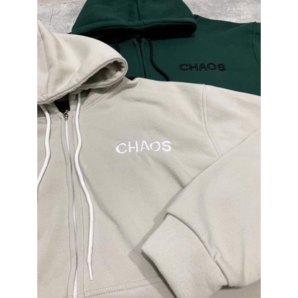 Áo khoác hoodie zip CHAOS