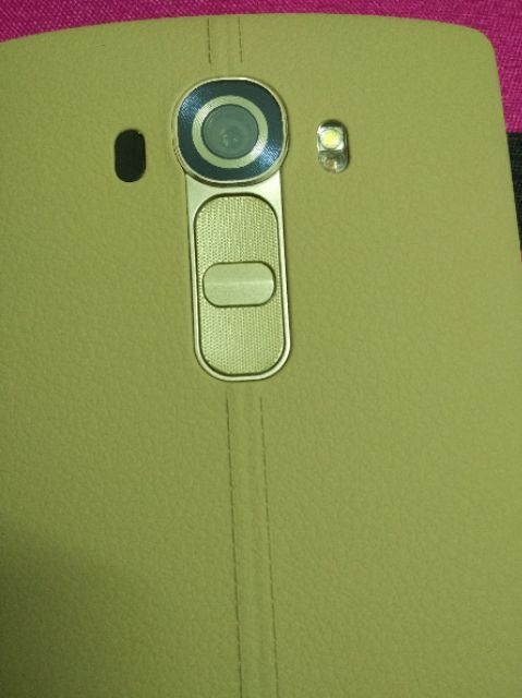 LG G4 - Combo nắp lưng + kính cam gold kem
