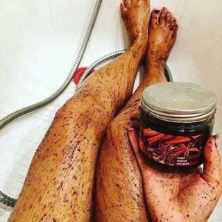 Tẩy da chết body quế hồi Nga