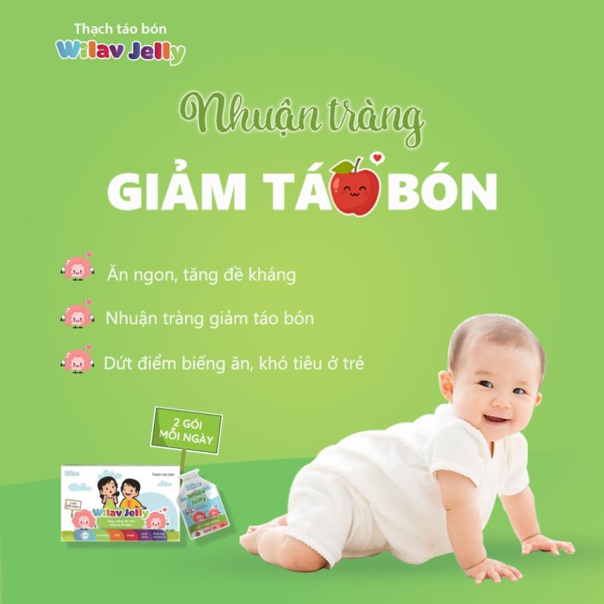 Thạch Wilav Jelly BICARE Hộp 3 gói.