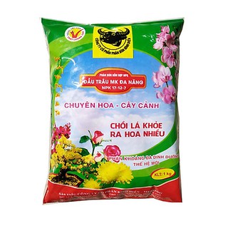 Phân Bón Đầu Trâu Đa Năng NPK 3 Màu 17-12-7 (1KG)