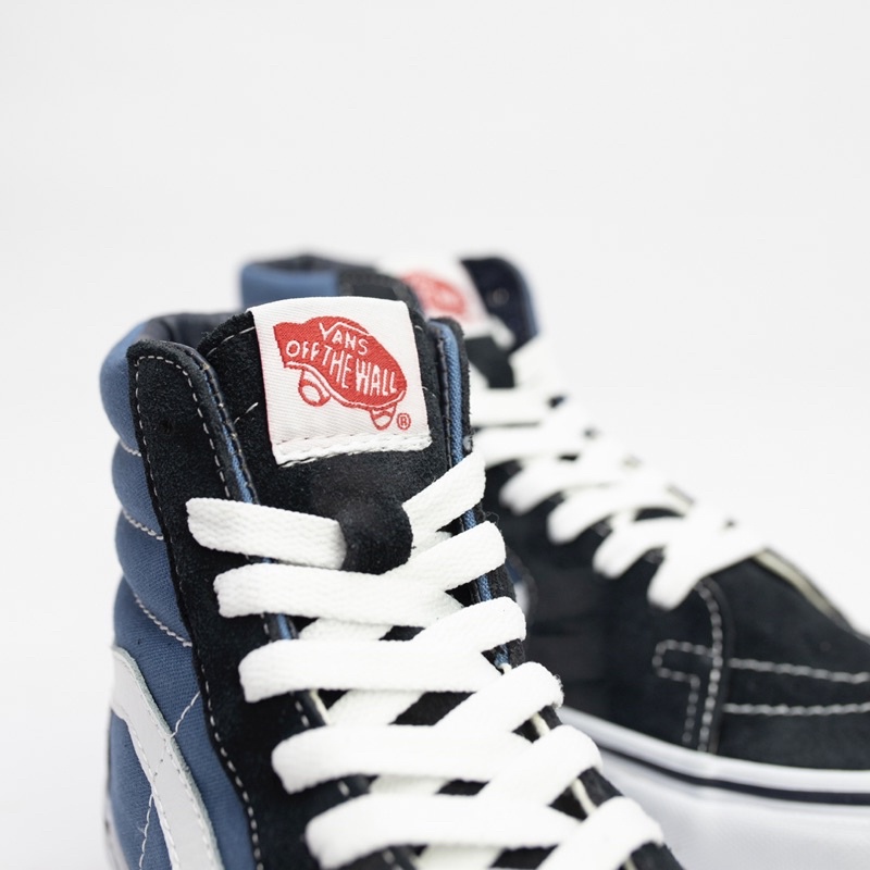 Vans cao cổ Sk8 xanh navy, giày vans old skool classic nam nữ CHÍNH HÃNG cao cấp Full box