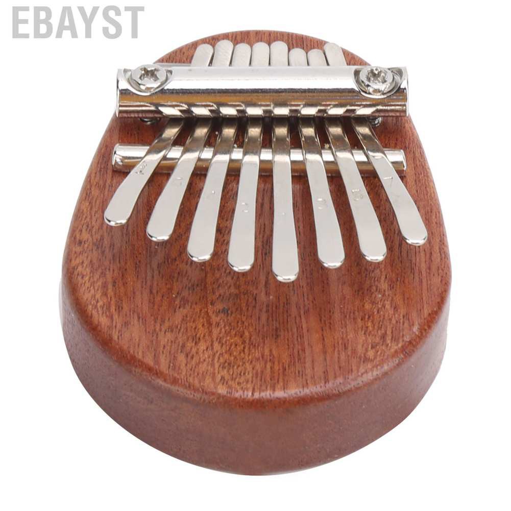 Ebayst 8 Tone Kalimba Thumb Piano C Key Mini Portable Mahogany for Music Lovers