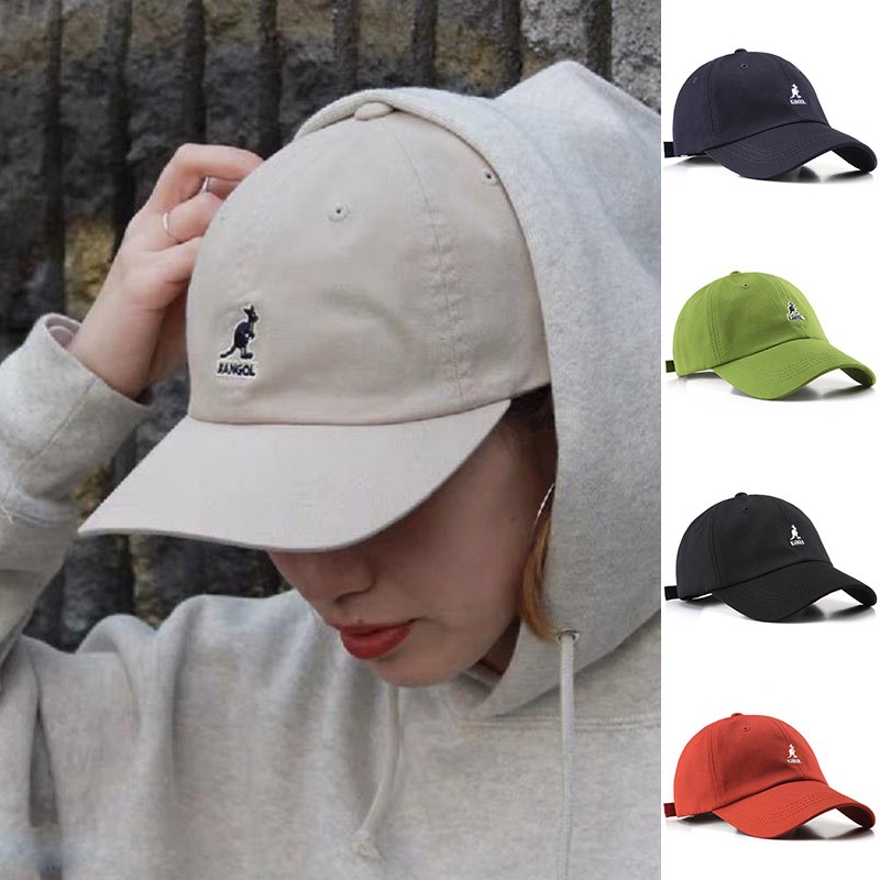 Mũ Lưỡi Trai Unisex Thêu Hình Kangaroo Hoạt Hình Dễ Thương