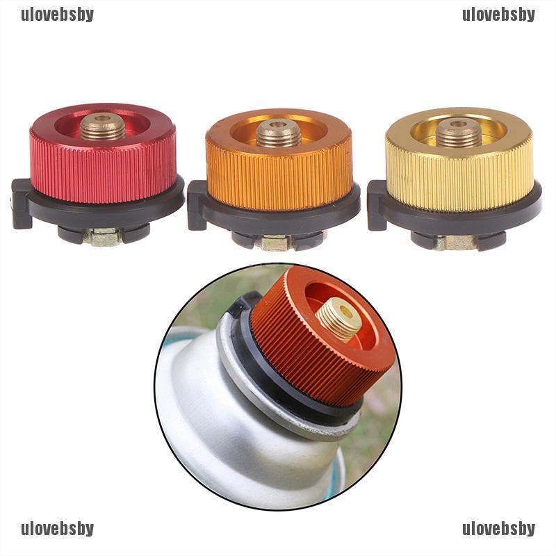 【ulovebsby】Camping Stove Butane Gas Metal Adapter Convert Fuel Canister