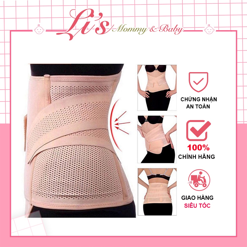 Đai nịt bụng sau sinh giảm mỡ định hình cột sống chống cuộn giúp các mẹ dễ dàng lấy lạng vóc dáng chuẩn D47