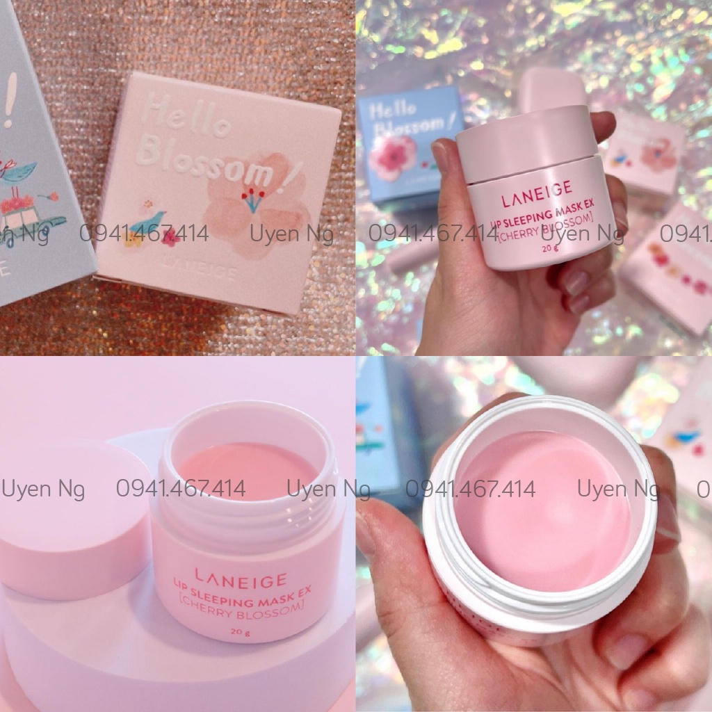 [Chính Hãng - Kèm Bill] Mask Môi Laneige Jeju Cherry Blossom New Edition 2022 - Có Full Set 2022