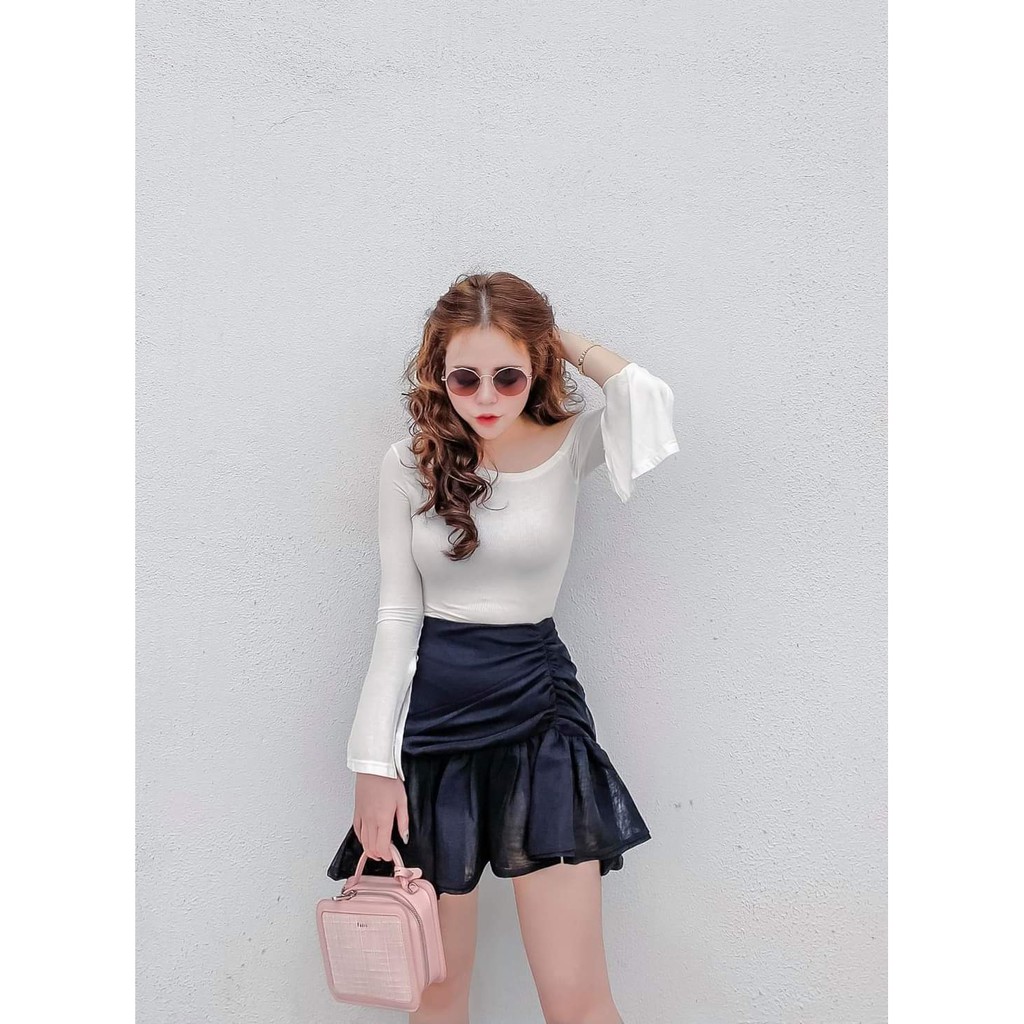 NARCOTICS-ROSSA- Chân váy voan bèo ngắn | BigBuy360 - bigbuy360.vn