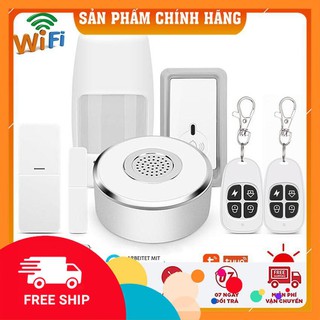 Bộ thiết bị an ninh Tuya RF433 MHz BÁO ĐỘNG CHỐNG TRỘM ĐỘT NHẬP MỞ CỬA CÓ CHUÔNG BÁO