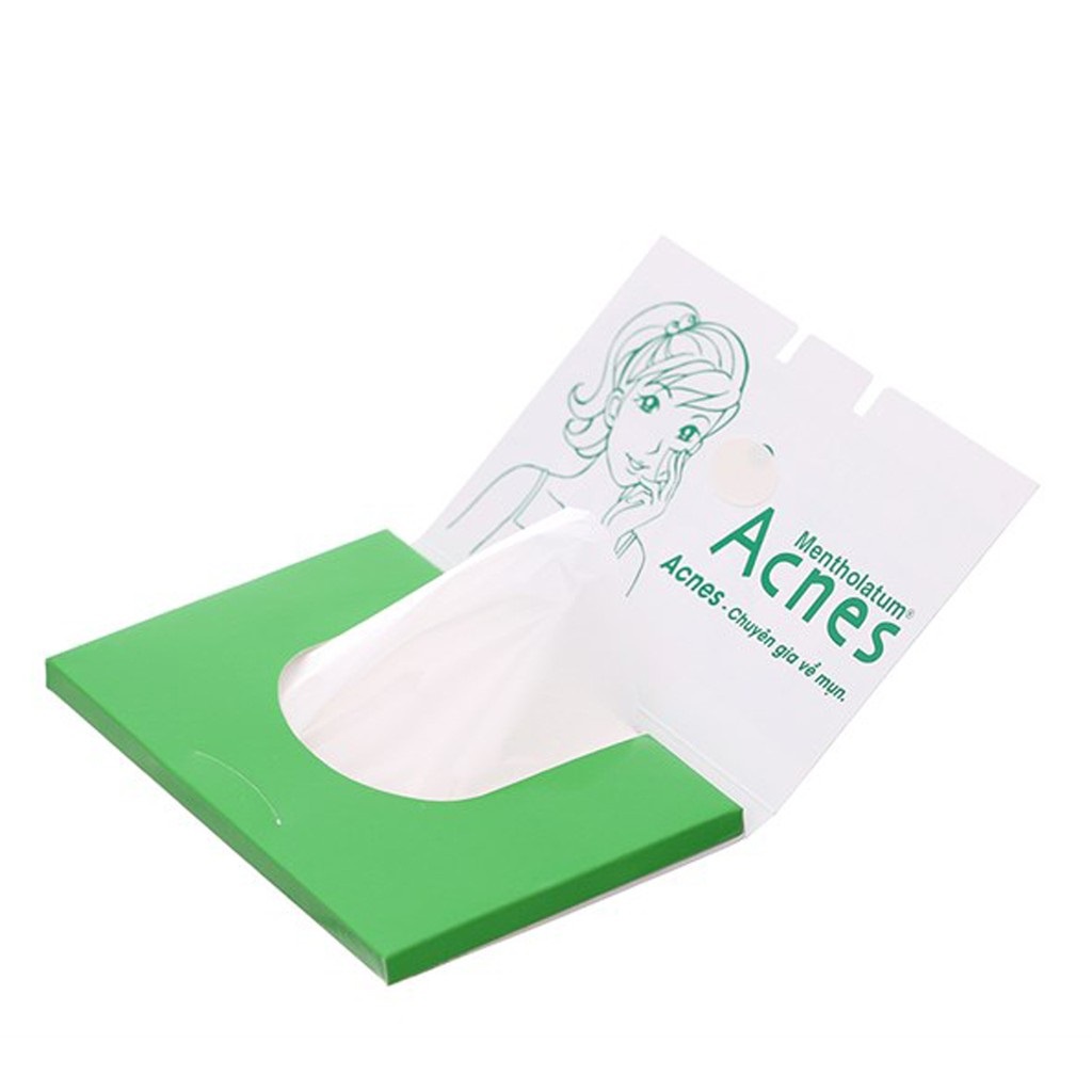 Phim và Giấy thấm dầu Acnes Oil Remover Paper Nhật Bản, kiểm soát nhờn ngăn ngừa mụn - Trung Đông Pharmacy