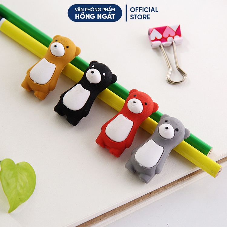 Tẩy bút chì gấu winnie, đồ dùng học tập dễ thương gôm tẩy cute giá rẻ làm quà tặng học sinh văn phòng phẩm T14