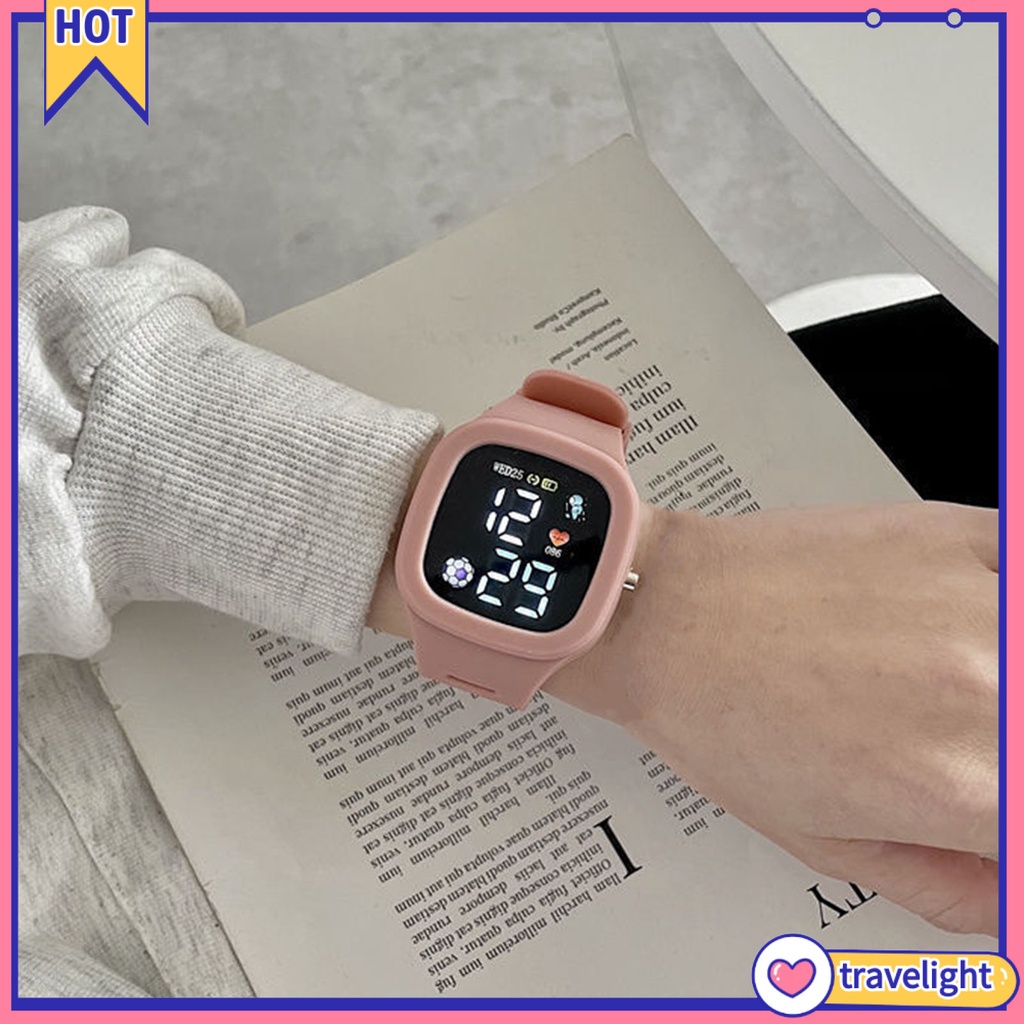 Đồng Hồ Đeo Tay Điện Tử Chống Sốc Chống Mòn Dành Cho Học Sinh