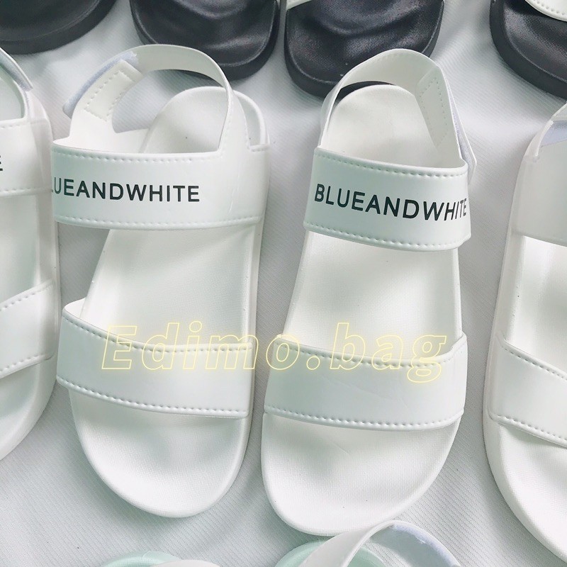 Giày sandal chữ BW xinh xắn đi học đi chơi ảnh thật shop chụp