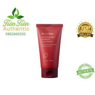 Sữa Rửa Mặt Innisfree Lựu Đỏ Chống Lão Hóa Pomegranate Revitalizing Foam Cleanser