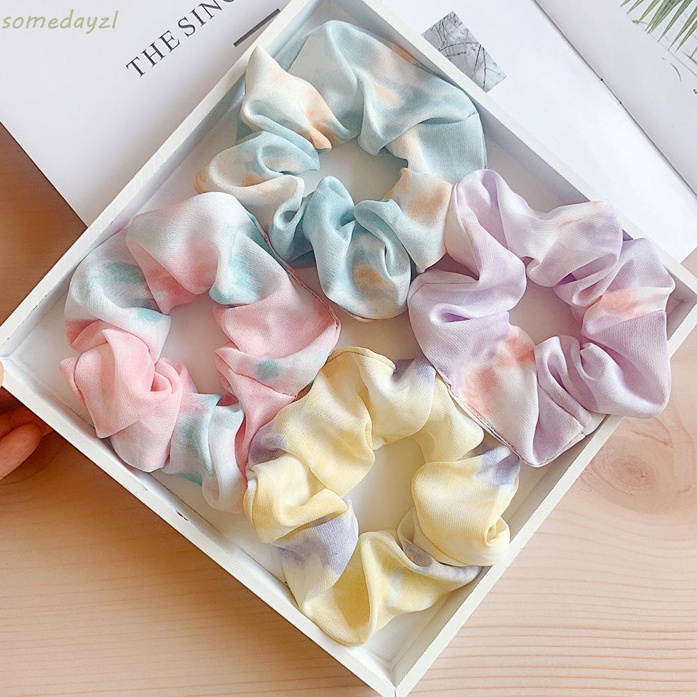 Dây buộc tóc nhiều màu sắc phong cách hàn quốc thời trang cho nữ