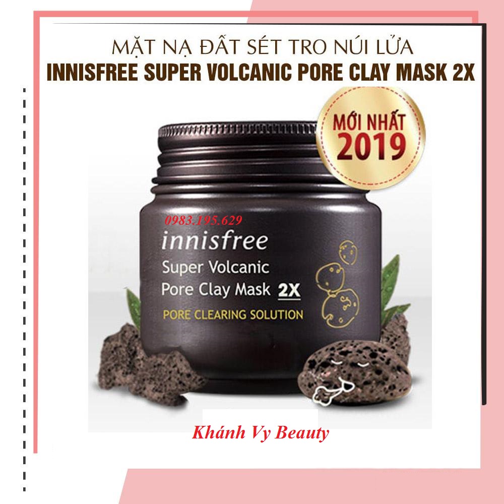 Mặt Nạ Tro Núi Lửa Innisfree Super Volcanic Mask 2X 100ml