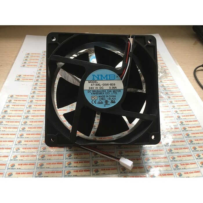 Quạt NMB 4715KL-05W-B49 24V 0.46A 120*120*38mm