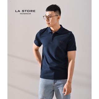 POLO ROUTINE - Áo thun có cổ nam 4 màu thêu chữ POL009