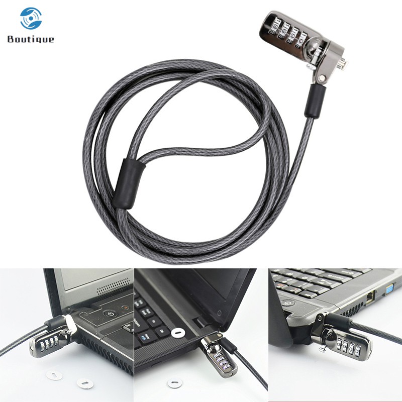 Khóa máy tính laptop mật khẩu 4 số chống trộm tiện dụng