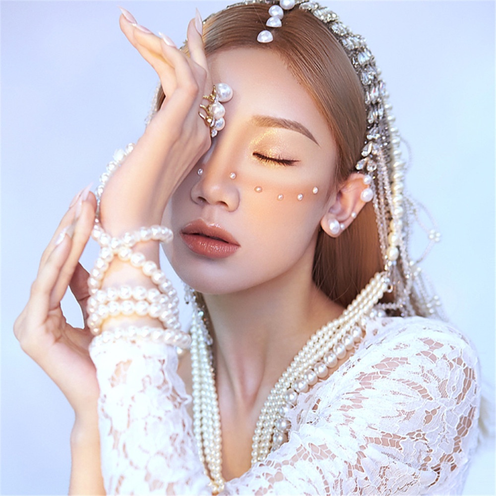 [Hàng mới về] Miếng dán trang điểm lông mày hình giọt nước độc đáo