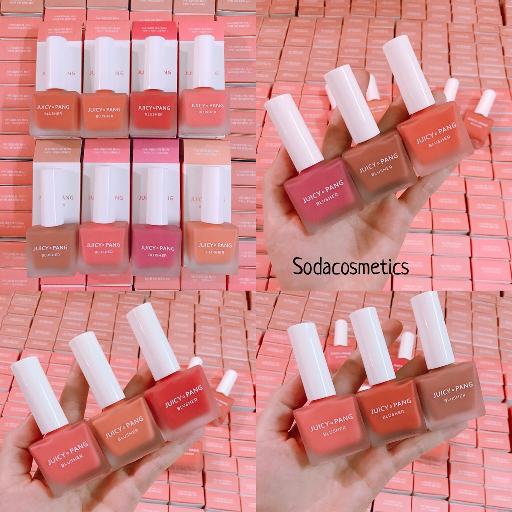 Má Hồng Dạng Kem Apieu Juicy Pang Water Blusher